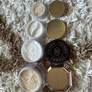 4 translucent instant retouch “butter”, 2 Becca under eye brightening hydra mist